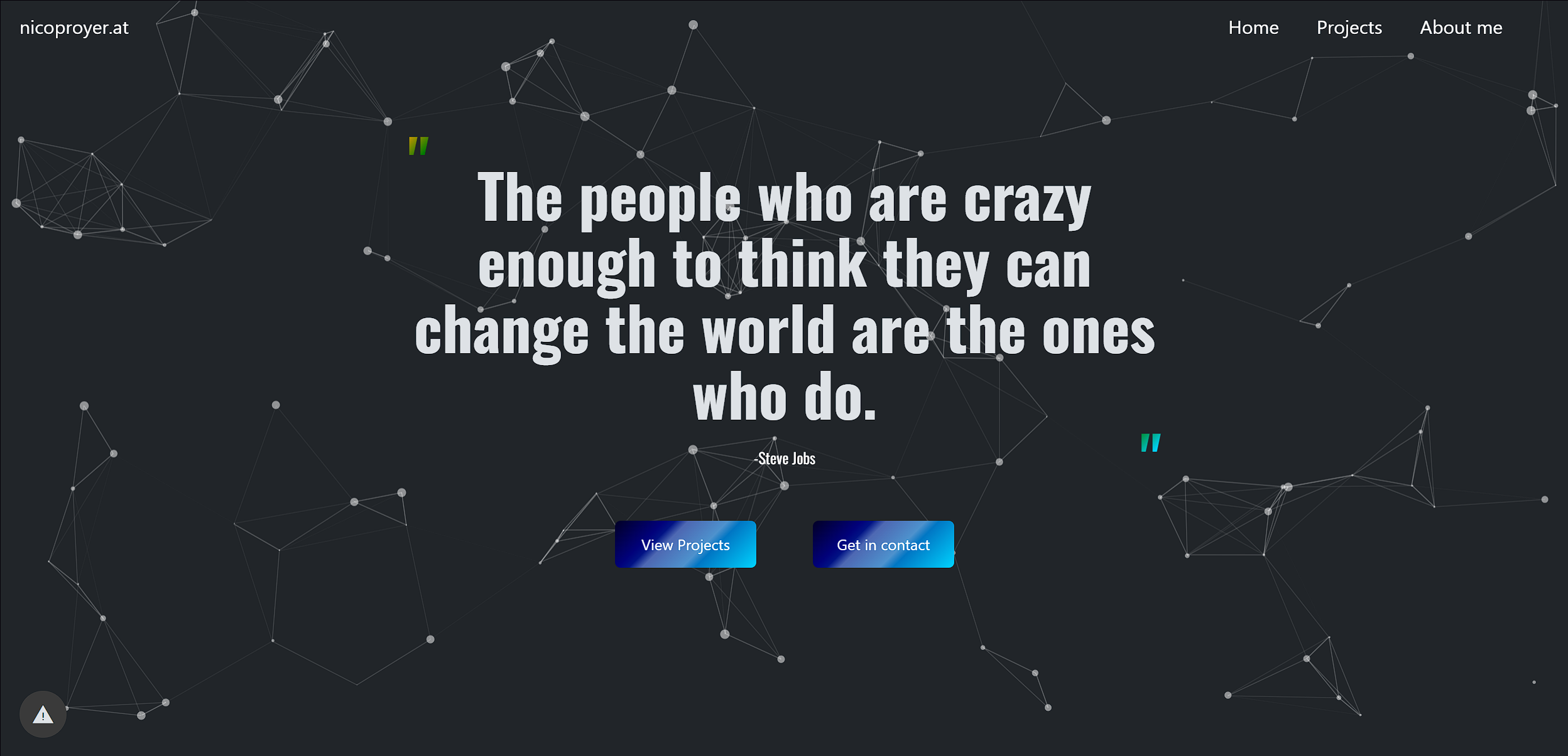 Portfolio landing Page